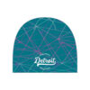 Detroit Free Press Marathon Performance Beanie Teal/Ombre