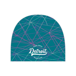 Detroit Free Press Marathon Performance Beanie Teal/Ombre