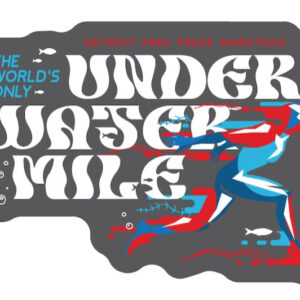 Detroit Free Press Marathon Underwater Mile Magnet
