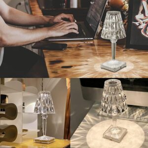 Alternative view of LED Crystal Table Lamp – Elegant Decorative Touch Light for Dining & Ambience